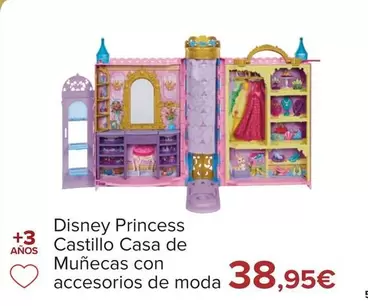 Oferta de Disney - Princess Castillo Casa De Muñecas Con Accesorios De Moda por 38,95€ en Carrefour