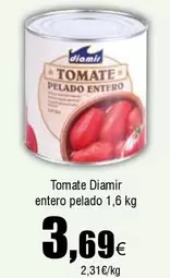 Oferta de Diamir - Tomate Entero Pelado por 3,69€ en Froiz