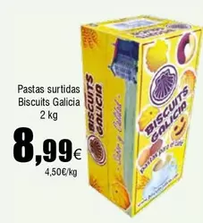 Oferta de Galicia - Pastas Surtidas Biscuits por 8,99€ en Froiz