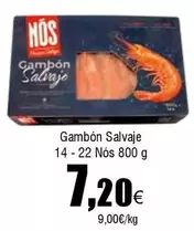 Oferta de Nos - Gambon Salvaje por 7,2€ en Froiz