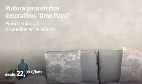 Oferta de Pintura Para Efectos Decorativos 'Lime Paint' por 22,99€ en BAUHAUS