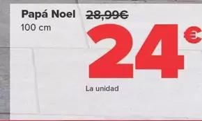 Oferta de Papá Noel por 24€ en Carrefour