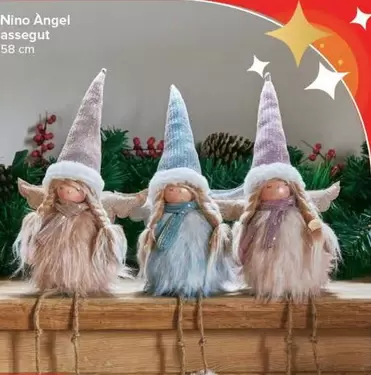 Oferta de Muneco Angel Sentado por 7,99€ en Carrefour