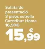 Oferta de Carrefour Home - Bandeja De Presentacion 3 Baldas Estrella  por 15,99€ en Carrefour