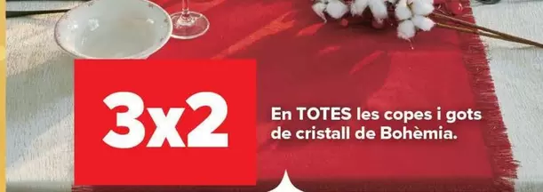 Oferta de En Todas Las Copas Y Vasos De Cristal De Bohemia en Carrefour