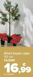 Oferta de Arbol Bayas Rojas por 16,99€ en Carrefour