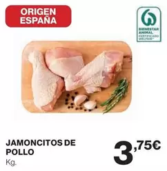 Oferta de Origen - Jamoncitos De Pollo por 3,75€ en Hipercor