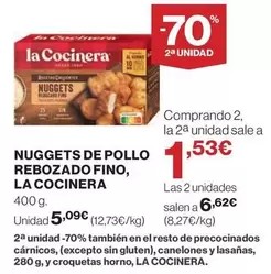 Oferta de La Cocinera - Nuggets De Pollo Rebozado Fino, por 5,09€ en Hipercor