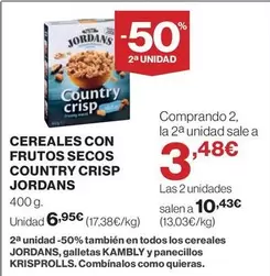 Oferta de Country Crisp - Cereales Con Frutos Secos por 6,95€ en Hipercor