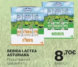 Oferta de La Asturiana - Bebida Láctea por 8,7€ en Hipercor