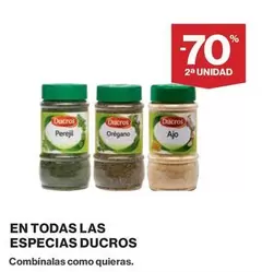 Oferta de Ducros - En Todas Las Especias en Hipercor