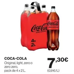 Oferta de Coca-Cola - Original por 7,3€ en Hipercor