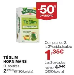 Oferta de Hornimans - Te Slim por 2,69€ en Supercor