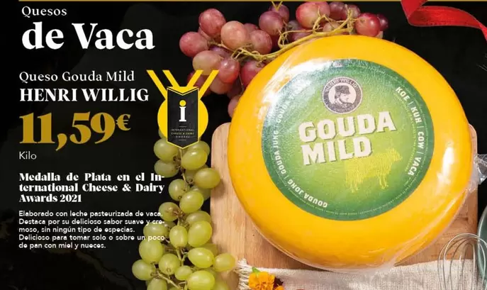 Oferta de Pan - Queso Gouda Mild por 11,59€ en Gadis