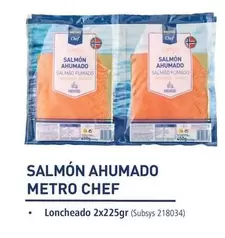 Oferta de Chef - Metro  - Salmon Ahumado en Makro