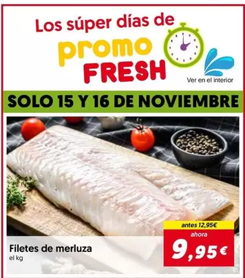 Oferta de Filetes De Merluza por 9,95€ en Hiper Usera