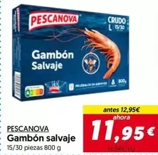 Oferta de Pescanova - Gambón Salvaje por 11,95€ en Hiper Usera