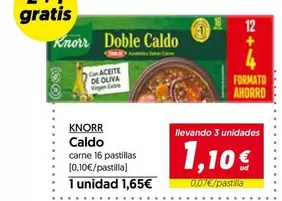 Oferta de Knorr - Caldo por 1,65€ en Hiper Usera