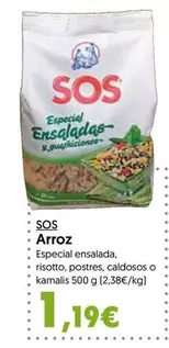 Oferta de Sos - Arroz por 1,19€ en Hiper Usera