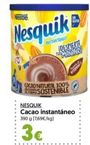 Oferta de Nesquik - Cacao Instantáneo por 3€ en Hiper Usera