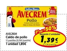 Oferta de Avecrem - Caldo De Pollo por 1,85€ en Hiper Usera