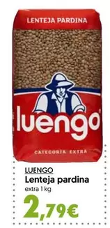 Oferta de Luengo - Lenteja Pardina por 2,79€ en Hiper Usera