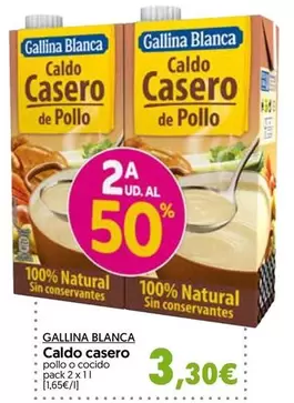 Oferta de Gallina Blanca - Caldo Casero por 3,3€ en Hiper Usera