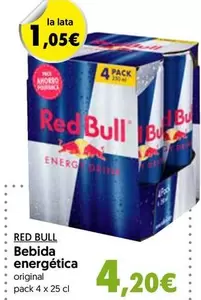 Oferta de Red Bull - Bebida Energética por 4,2€ en Hiper Usera