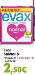 Oferta de Evax - Salvaslip  por 2,5€ en Hiper Usera