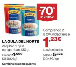 Oferta de La Gula del Norte - Al Ajillo O Al Ajillo Con Gambas por 4,09€ en El Corte Inglés