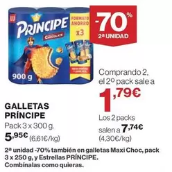 Oferta de Príncipe - Galletas por 5,95€ en El Corte Inglés