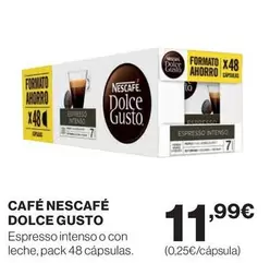 Oferta de Nescafé - Cafe Dolce Gusto por 11,99€ en El Corte Inglés