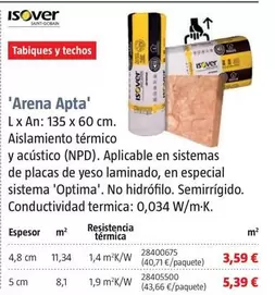 Oferta de Isover - 'Arena Apta'  por 3,59€ en BAUHAUS