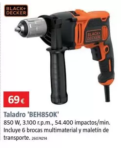 Oferta de Black & Decker - Trepant  'BEH850K' por 69€ en BAUHAUS