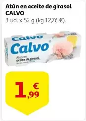 Oferta de Calvo - Atun En Aceite De Girasol por 1,99€ en Alcampo