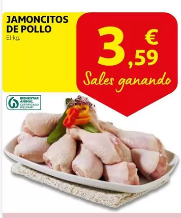 Oferta de Jamoncitos De Pollo por 3,59€ en Alcampo