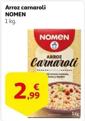 Oferta de Nomen - Arroz Carnaroli por 2,99€ en Alcampo