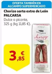 Oferta de Palcarsa - Chorizo Sarta Extra De Leon por 3,85€ en Alcampo