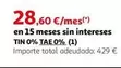 Oferta de Total - Meses Sin Intereses Tin 0% por 28,6€ en Alcampo