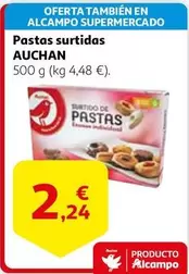 Oferta de Auchan - Pastas Surtidas por 2,24€ en Alcampo