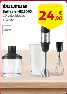 Oferta de Taurus - Batidora Hb1300x por 24,9€ en Alcampo