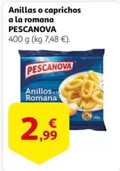 Oferta de Pescanova - Anillas O Caprichos A La Romana por 2,99€ en Alcampo