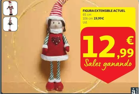 Oferta de Actuel - Figura Extensible por 12,99€ en Alcampo