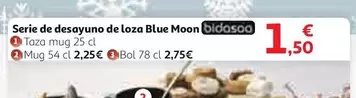 Oferta de Blue - Serie De Desayuno De Loza Blue Moon por 1,5€ en Alcampo