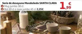 Oferta de Jumbo - Serie De Desayuno Mondoñedo por 1,99€ en Alcampo