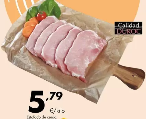 Oferta de Duroc - Estofado De Cerdo por 5,79€ en Supermercados Lupa