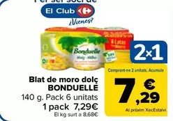 Oferta de Bonduelle - Maíz Dulce por 7,29€ en Carrefour