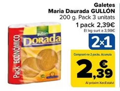 Oferta de Gullón - Galletas Maria Dorada  por 2,39€ en Carrefour