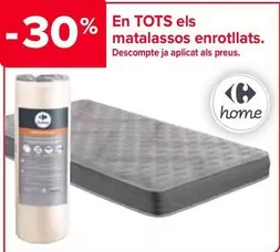 Oferta de En Todos Los Colchones Enrollados en Carrefour