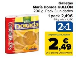 Oferta de Gullón - Galletas Maria Dorada  por 2,49€ en Carrefour